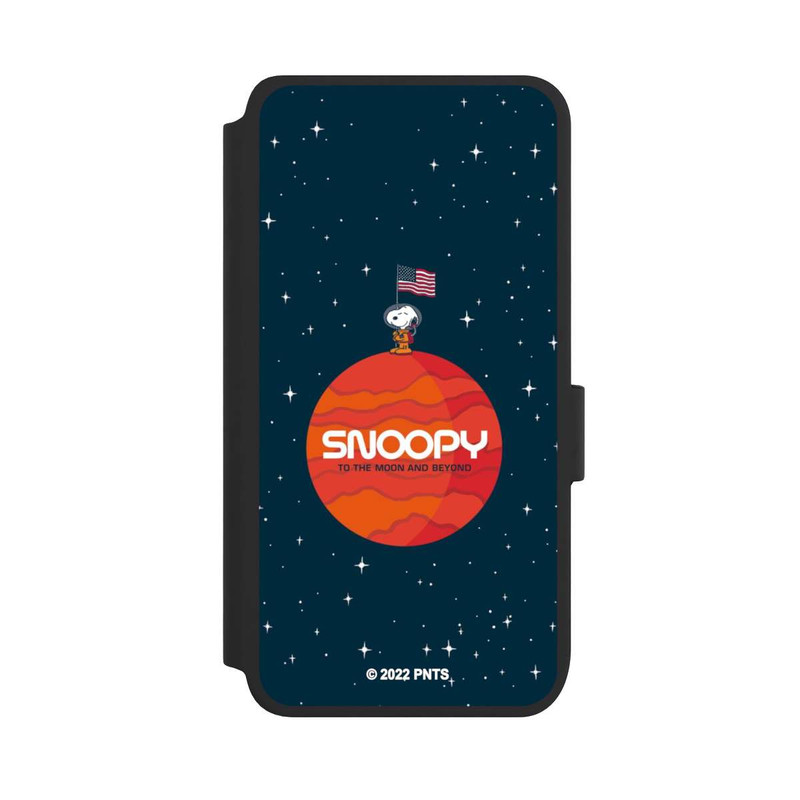 Galaxy S25 NIVOflip Snoopy Weltraumreisender Orange