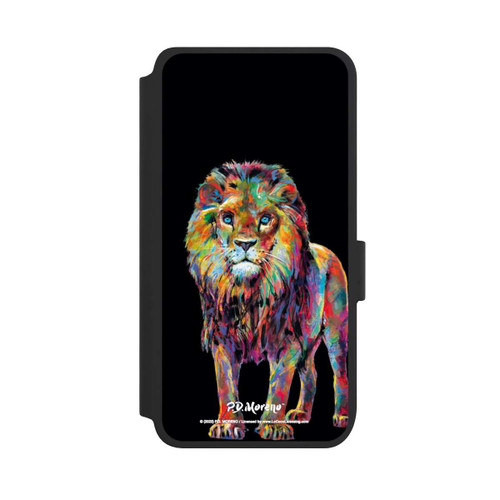 Samsung Galaxy S25 NIVOflip Löwe Bunte Kunst von P.D. Moreno