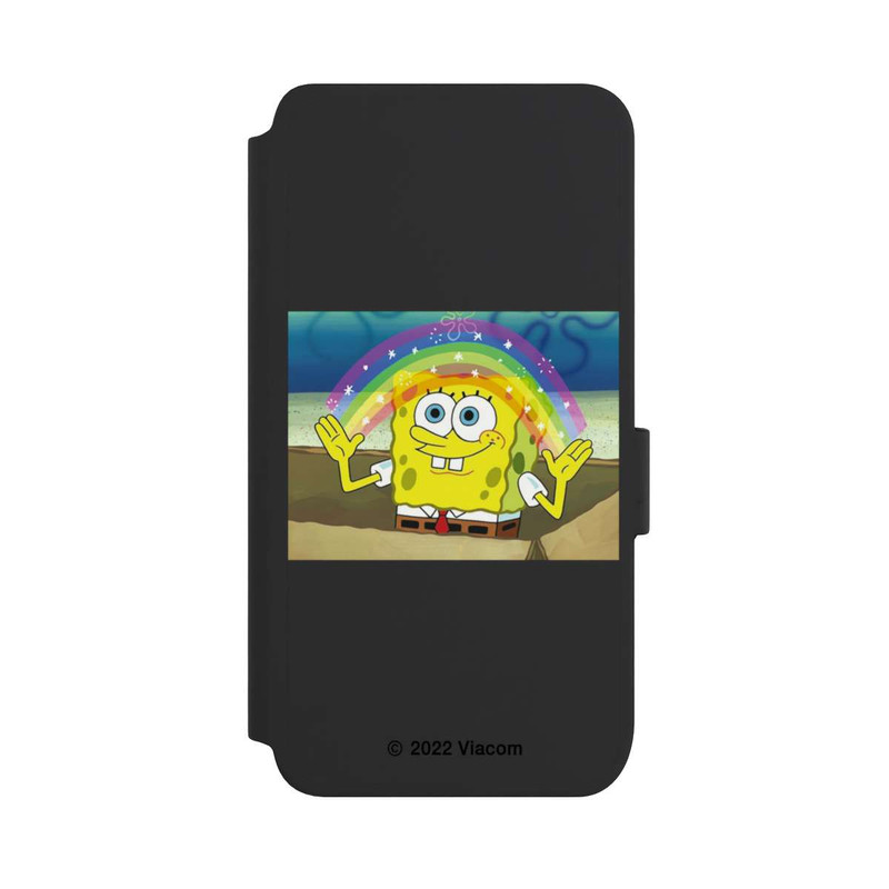 Galaxy S25 NIVOflip Spongebob - Rainbow Meme transparent