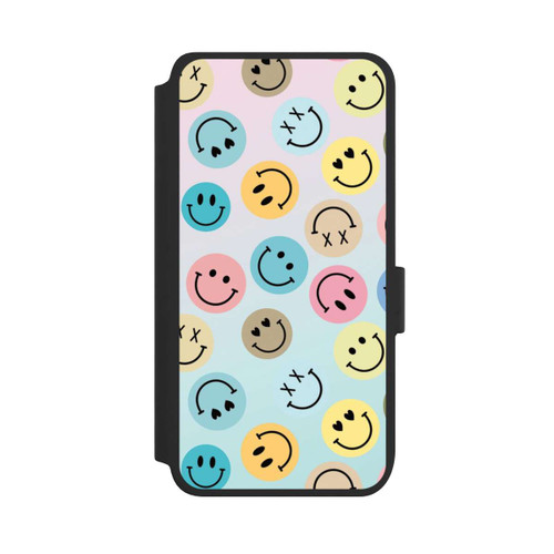 Samsung Galaxy S25 NIVOflip Smiles Emotes Pattern Colorful