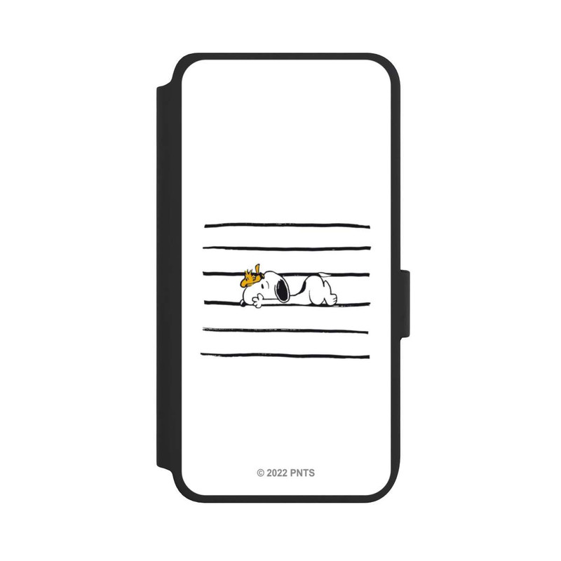 Galaxy S25 NIVOflip Snoopy Woodstock Stripes
