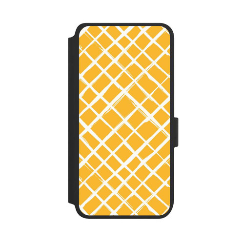 Samsung Galaxy S25 NIVOflip Handgezeichnetes Karomuster