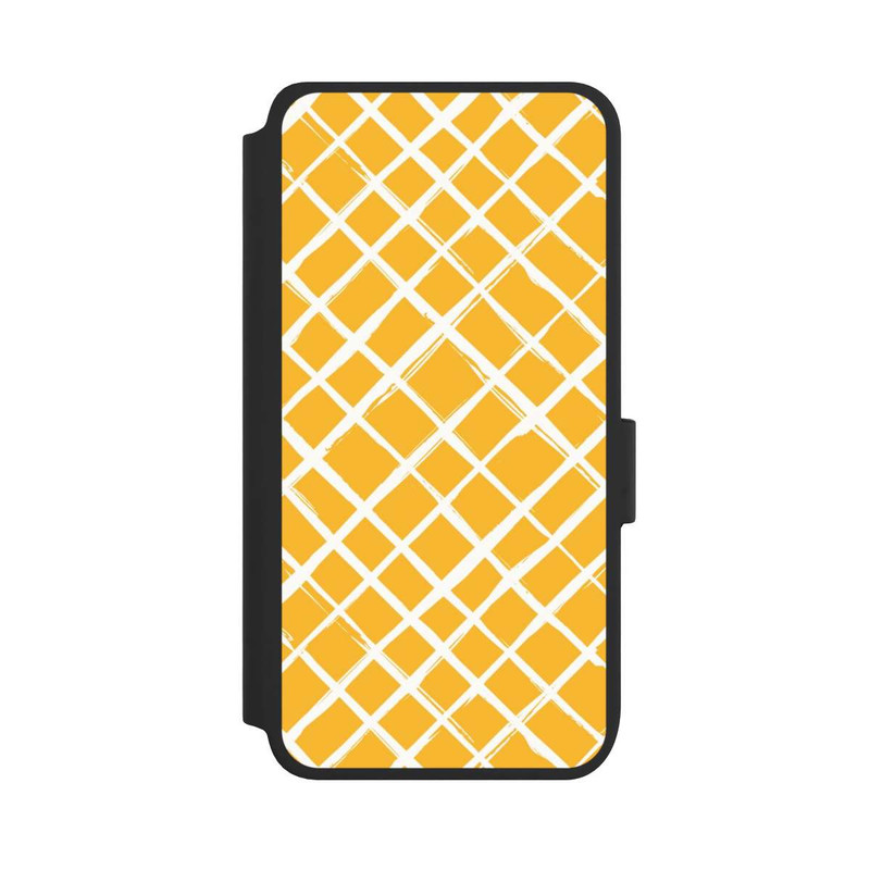 Galaxy S25 NIVOflip Handgezeichnetes Karomuster