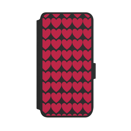 Samsung Galaxy S25 NIVOflip Viva Magenta Hearts