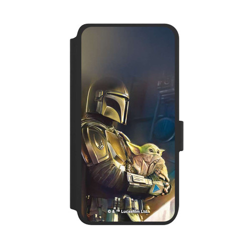 Samsung Galaxy S25 NIVOflip Mandalorian and Grogu inside Ship