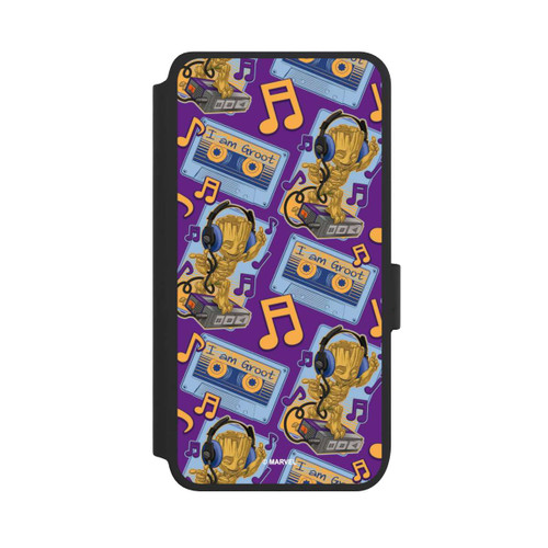 Samsung Galaxy S25 NIVOflip Groot Comic Headphones Guardians of the Galaxy