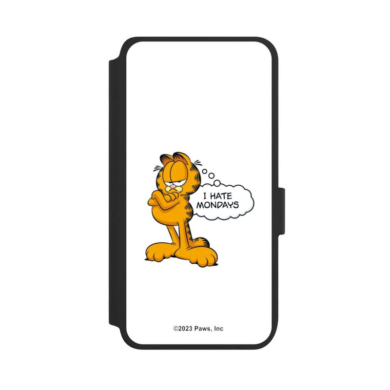 Galaxy S25 NIVOflip Garfield I Hate Mondays White