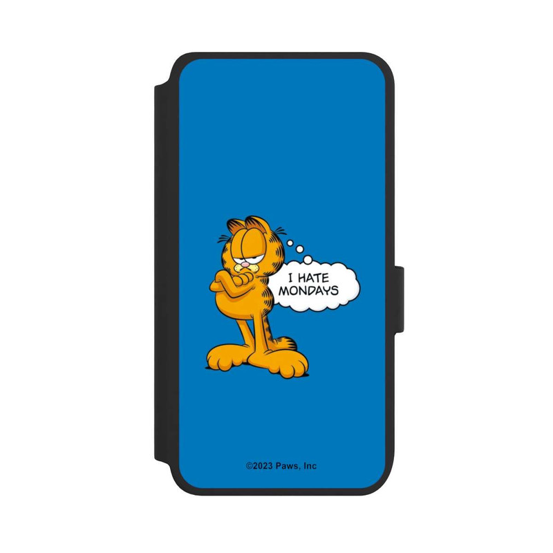 Galaxy S25 NIVOflip Garfield I Hate Mondays Blue