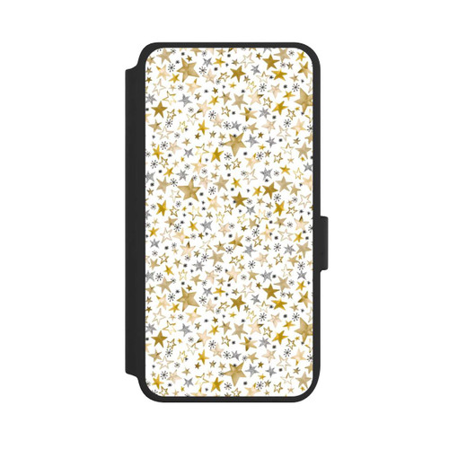 Samsung Galaxy S25 NIVOflip Winter Stars Gold