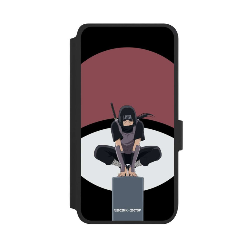 Galaxy S25 NIVOflip Itachi Uchiha Symbol schwarz
