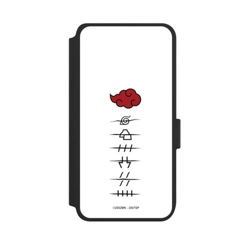 Samsung Galaxy S25 NIVOflip Akatsuki Mitgliedersymbole Weiß