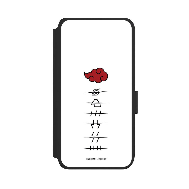 Galaxy S25 NIVOflip Akatsuki Mitgliedersymbole Weiß