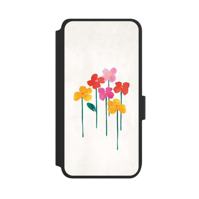 Galaxy S25 NIVOflip Kleine glückliche Blumen