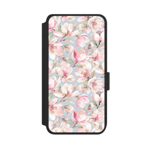 Samsung Galaxy S25 NIVOflip Magnolien Blumen Pastellrosa