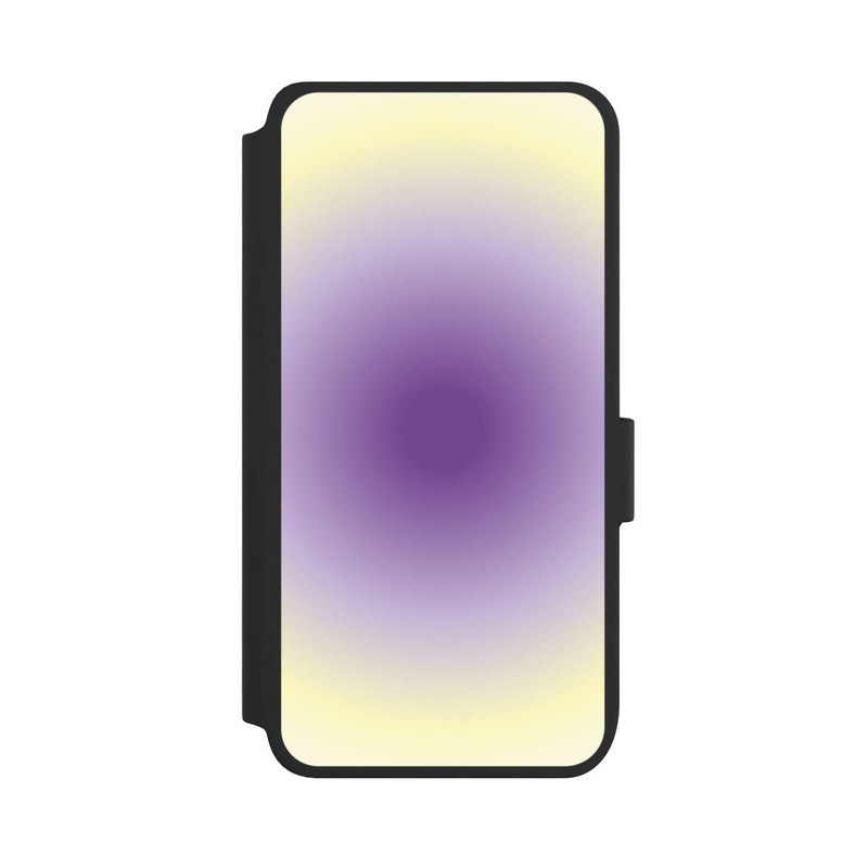 Galaxy S25 NIVOflip Aura Lila Gelb Kreis
