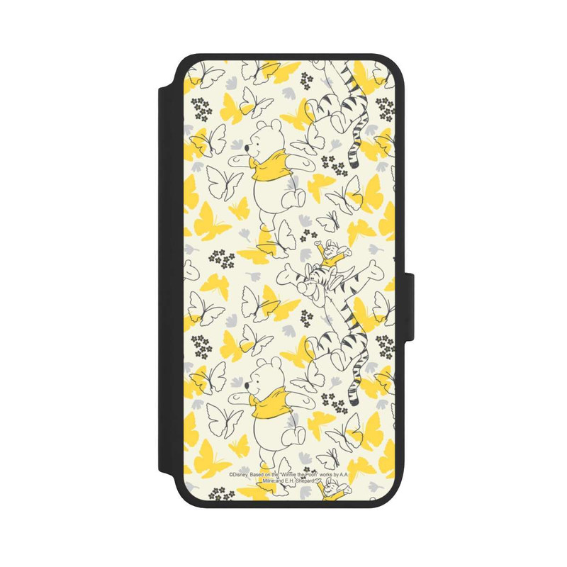 Galaxy S25 NIVOflip Winnie Puuh Butterfly Pattern