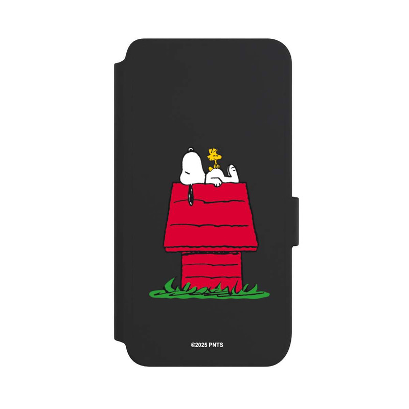 Galaxy S25 NIVOflip Snoopy and Woodstock Classic transparent
