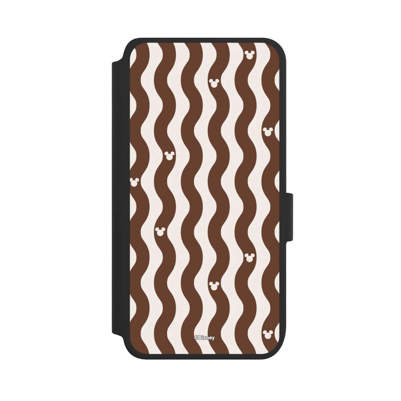 Galaxy S25 NIVOflip Micky Muster Braune Wellen