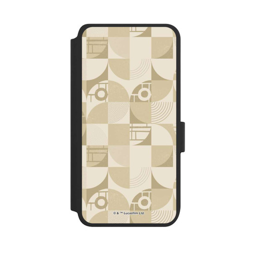 Samsung Galaxy S25 NIVOflip R2D2 Bauhaus Style Beige