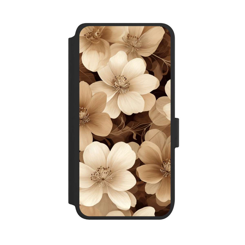 Galaxy S25 NIVOflip Naturfarbene Negativblumen mit KI