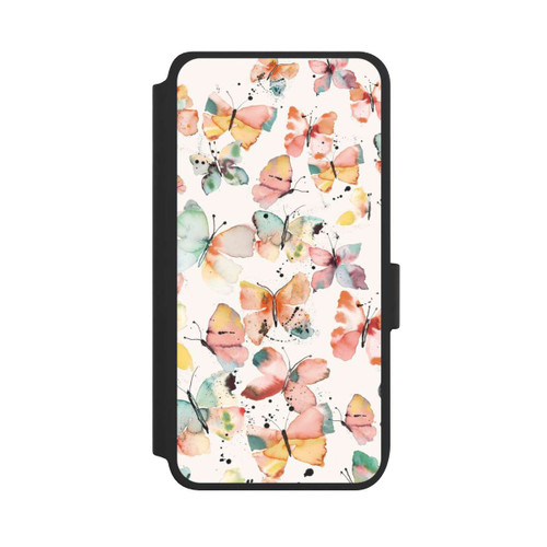 Samsung Galaxy S25 NIVOflip Sanfte Schmetterlinge Muster