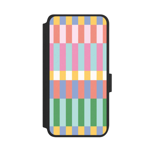 Samsung Galaxy S25 NIVOflip Checked Theme Pastel