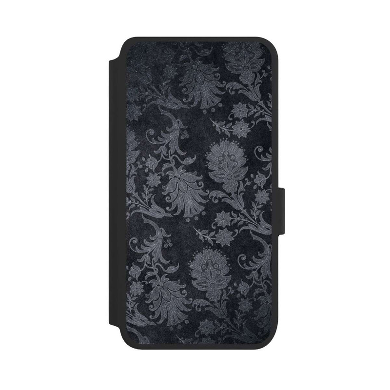 Galaxy S25 NIVOflip Königlich schwarze Tapete