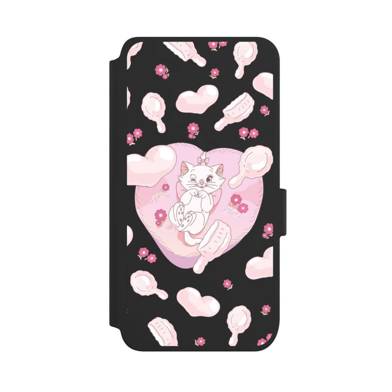 Galaxy S25 NIVOflip Aristocats Marie Herzen Pink Transparent