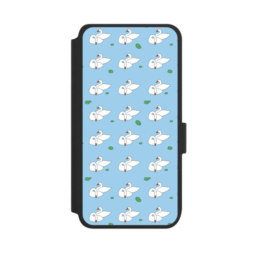 Samsung Galaxy S25 NIVOflip Ducks Pattern Blue Pond