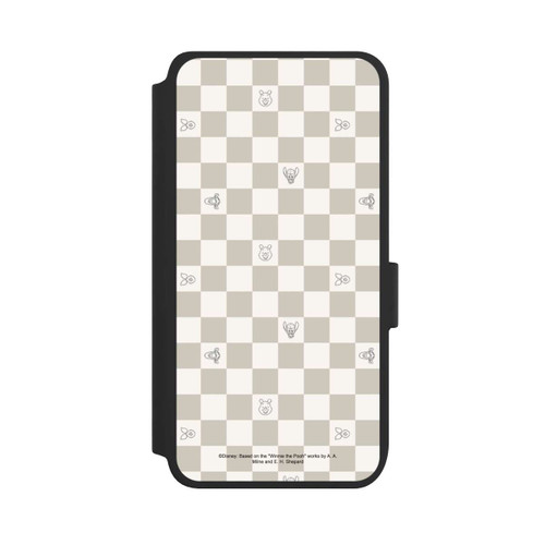 Samsung Galaxy S25 NIVOflip Winnie Puuh Kariert Beige
