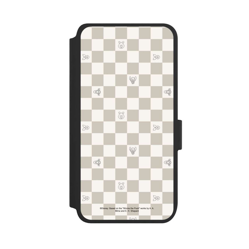 Galaxy S25 NIVOflip Winnie Puuh Kariert Beige