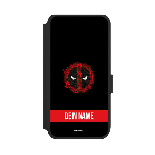 Samsung Galaxy S25 NIVOflip Deadpool Logo Personalisierbar