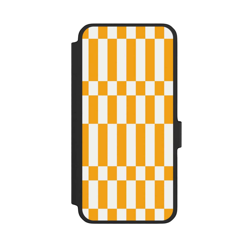 Galaxy A56 5G NIVOflip Motif à Carreaux d'Été Jaune Vif