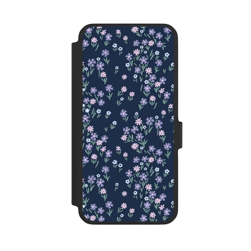 Samsung Galaxy A56 5G NIVOflip Thème Floral Bleu Foncé