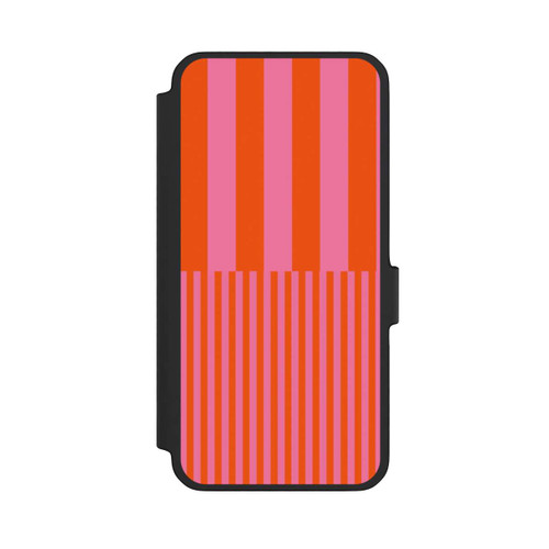 Samsung Galaxy A56 5G NIVOflip Striped Pattern Pink Red
