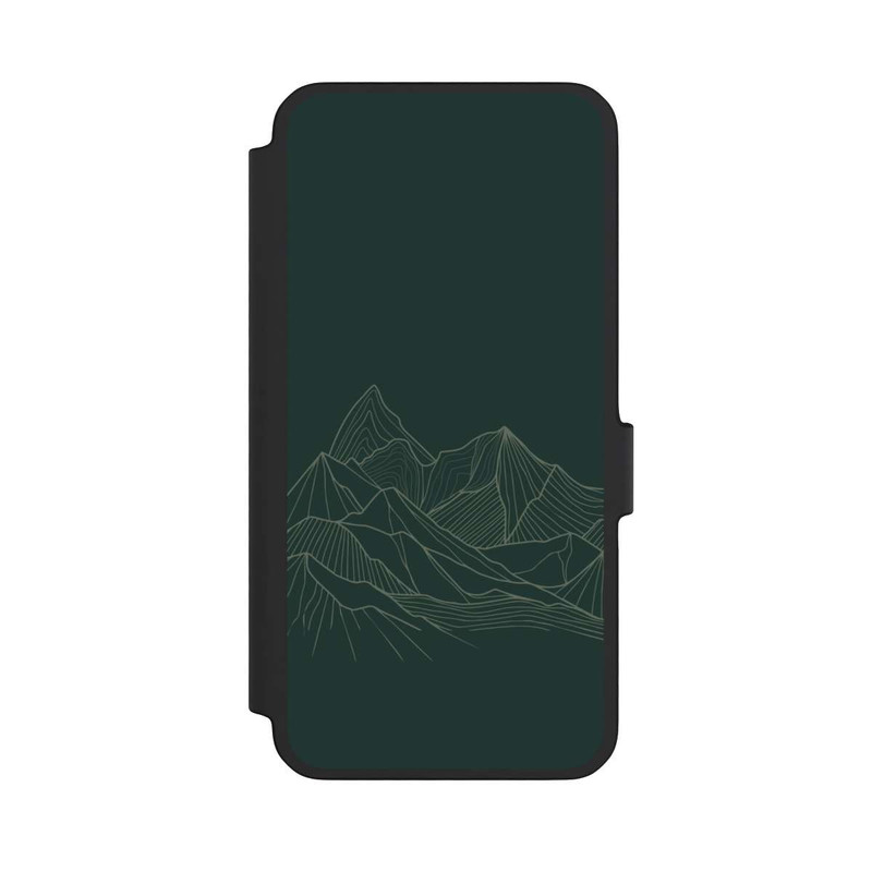Galaxy A56 5G NIVOflip Dessin Au Trait De Montagne Vert