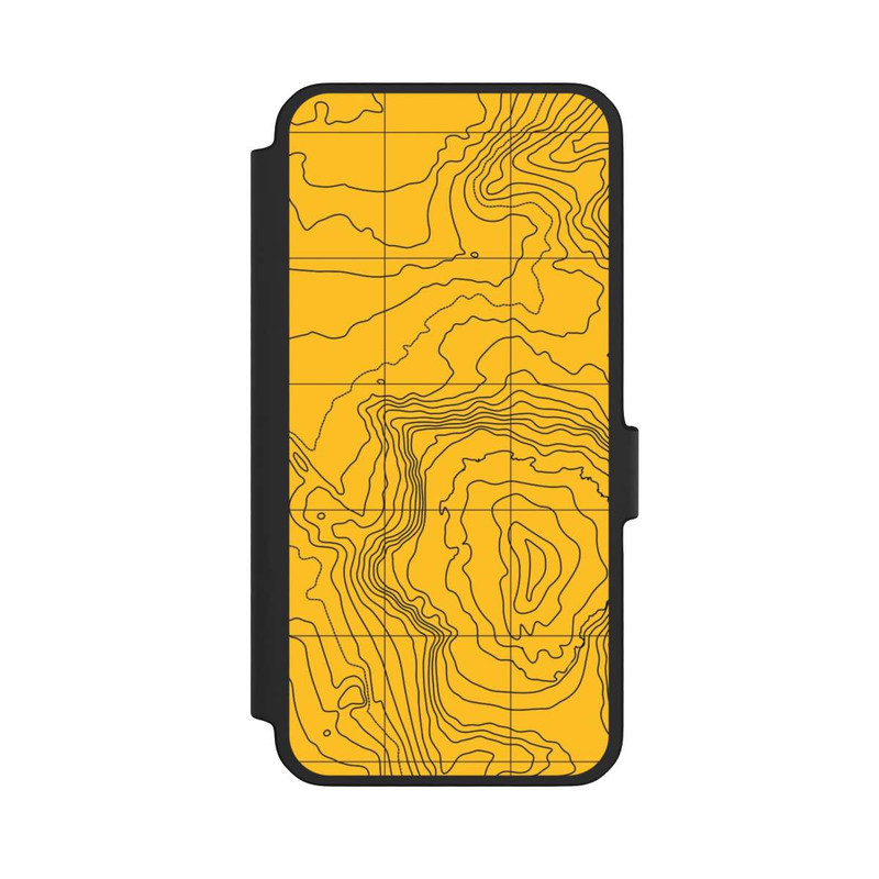 Galaxy A56 5G NIVOflip Lignes de montagne jaunes