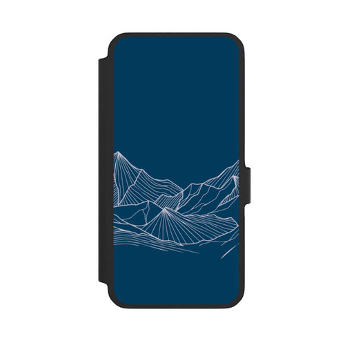 Samsung Galaxy A56 5G NIVOflip Blue Mountain Contour Lines