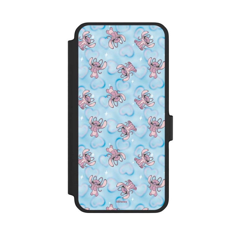 Galaxy A56 5G NIVOflip Lilo & Stitch Angel Pattern Blue Hearts