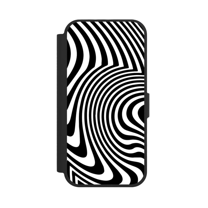 iPhone 17 NIVOflip Vagues noires et blanches