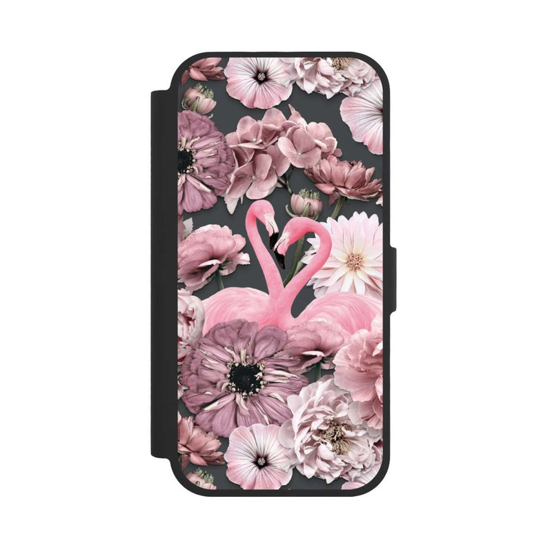 iPhone 17 NIVOflip Flamingos in Blumen Muster