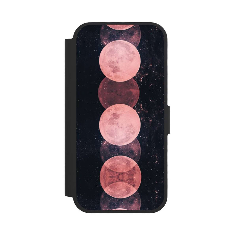 iPhone 17 NIVOflip Rosa Mondphasen