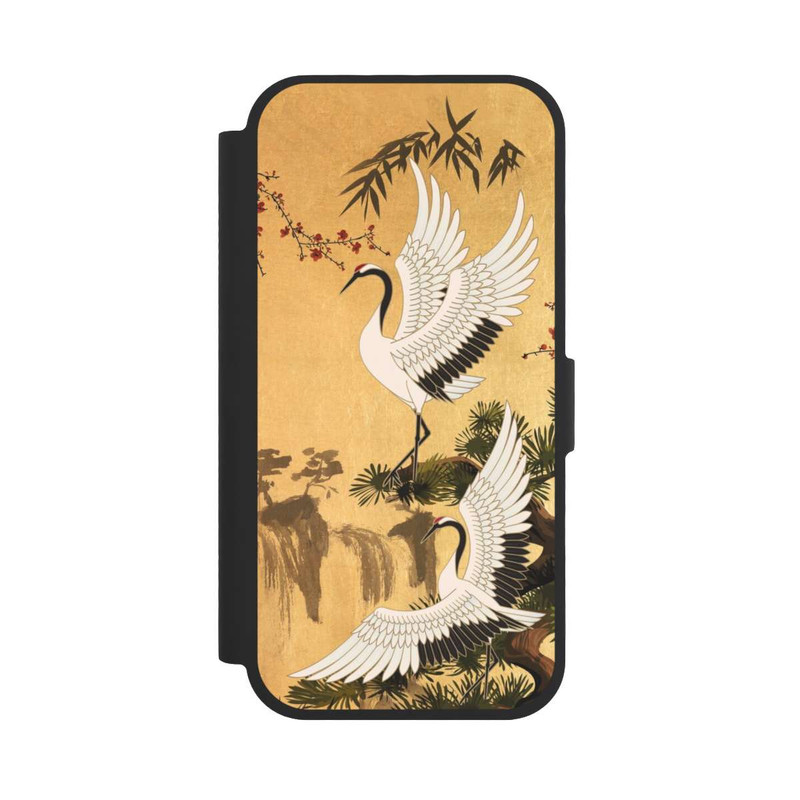iPhone 17 NIVOflip Kraniche Gold Japan 2