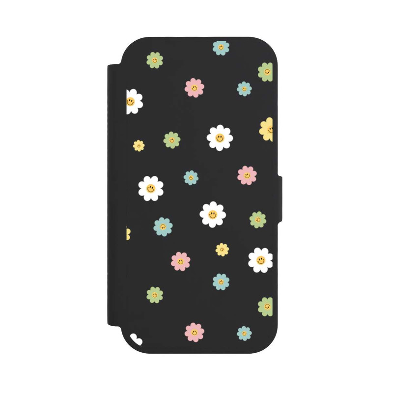 iPhone 17 NIVOflip Flower Power klein transparent