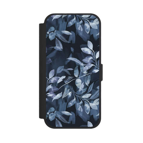  NIVOflip Mystische Aquarellblätter marineblau