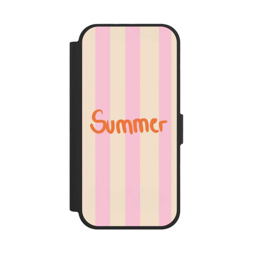  NIVOflip Summer- Rosa und Orange Streifen Hintergrund