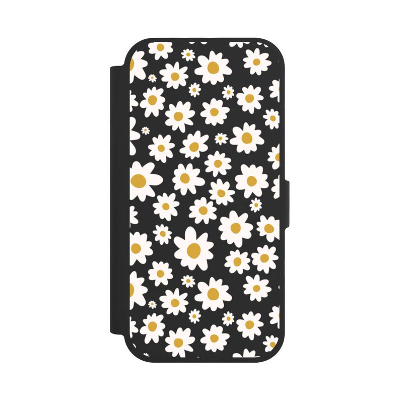 iPhone 17 NIVOflip Daisy Flower Seamless Pattern Transparent