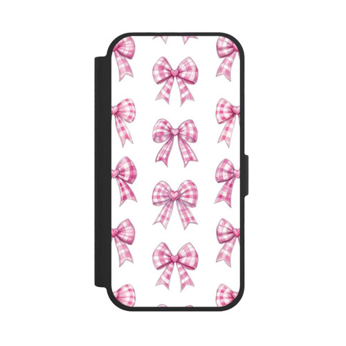  NIVOflip Pinke Gingham Herzen und Schleifen mit KI