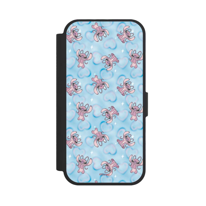 iPhone 17 NIVOflip Lilo & Stitch Angel Pattern Blue Hearts