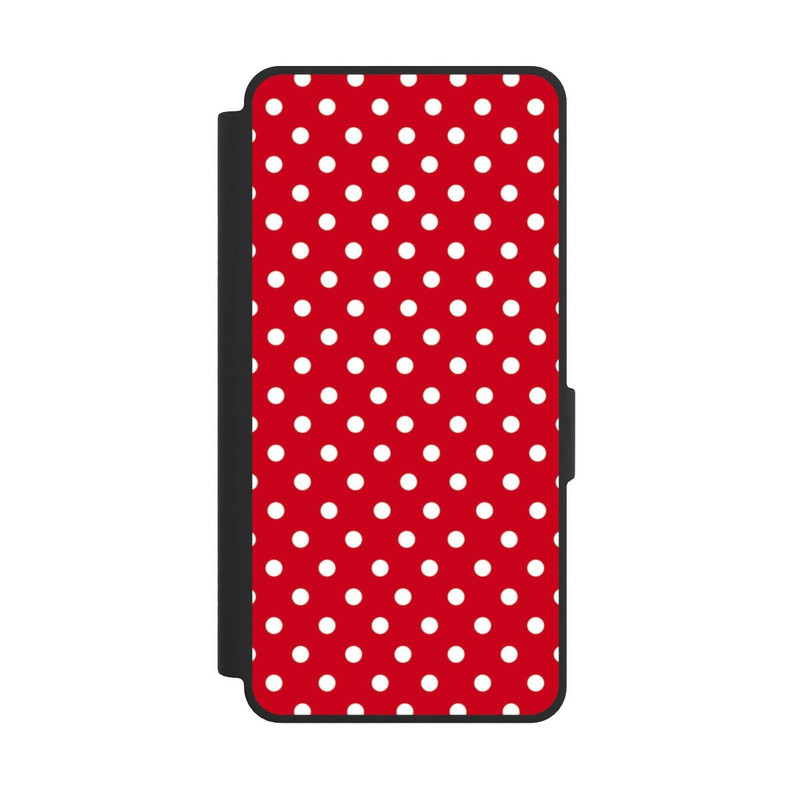 Galaxy S26 Ultra NIVOflip Confettis Blancs sur Fond Rouge